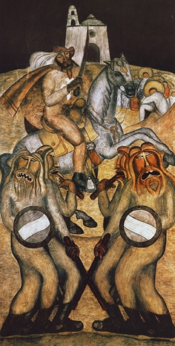 Diego Rivera Battle Dance, (Los Santiagos)